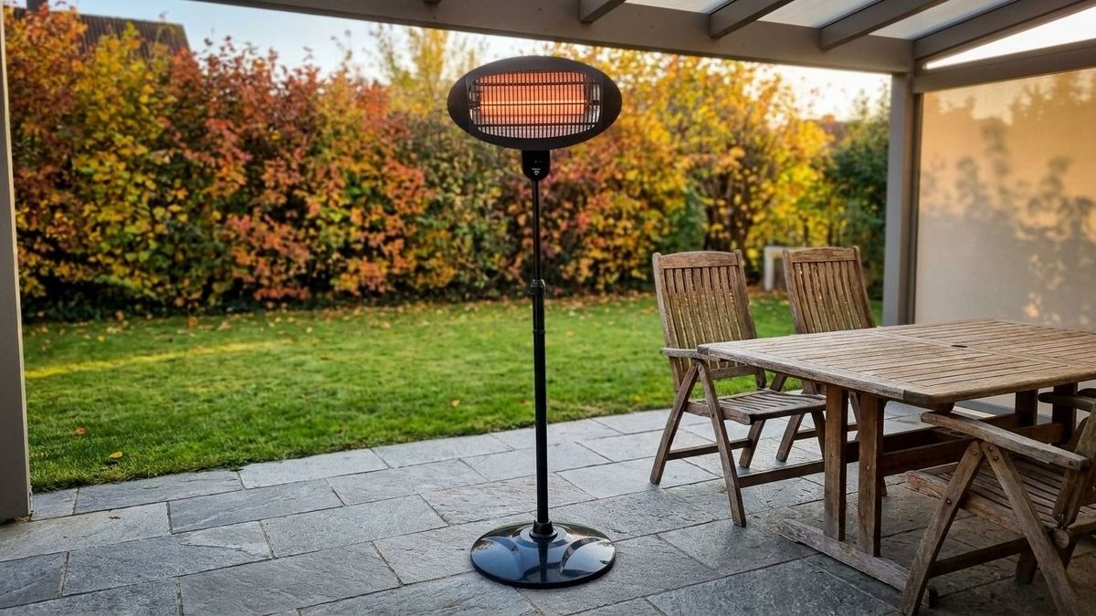 Die besten Heizstrahler für Terrasse, Balkon und Carport - © men-at-home.de